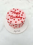 Mini Hearts Cake